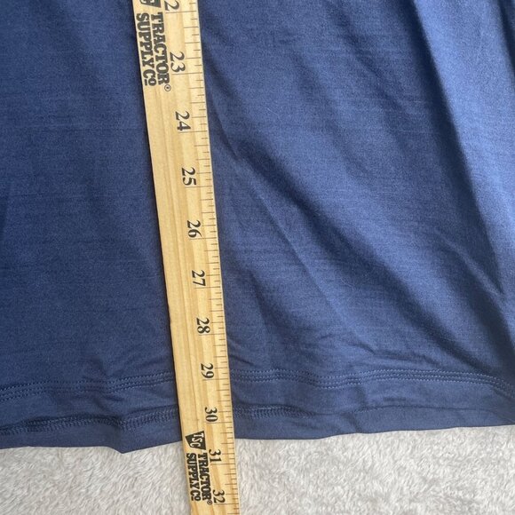 NEW Hurley Men's L Performance Polo Shirt Navy Blue Moisture Wicking - Picture 4 of 9